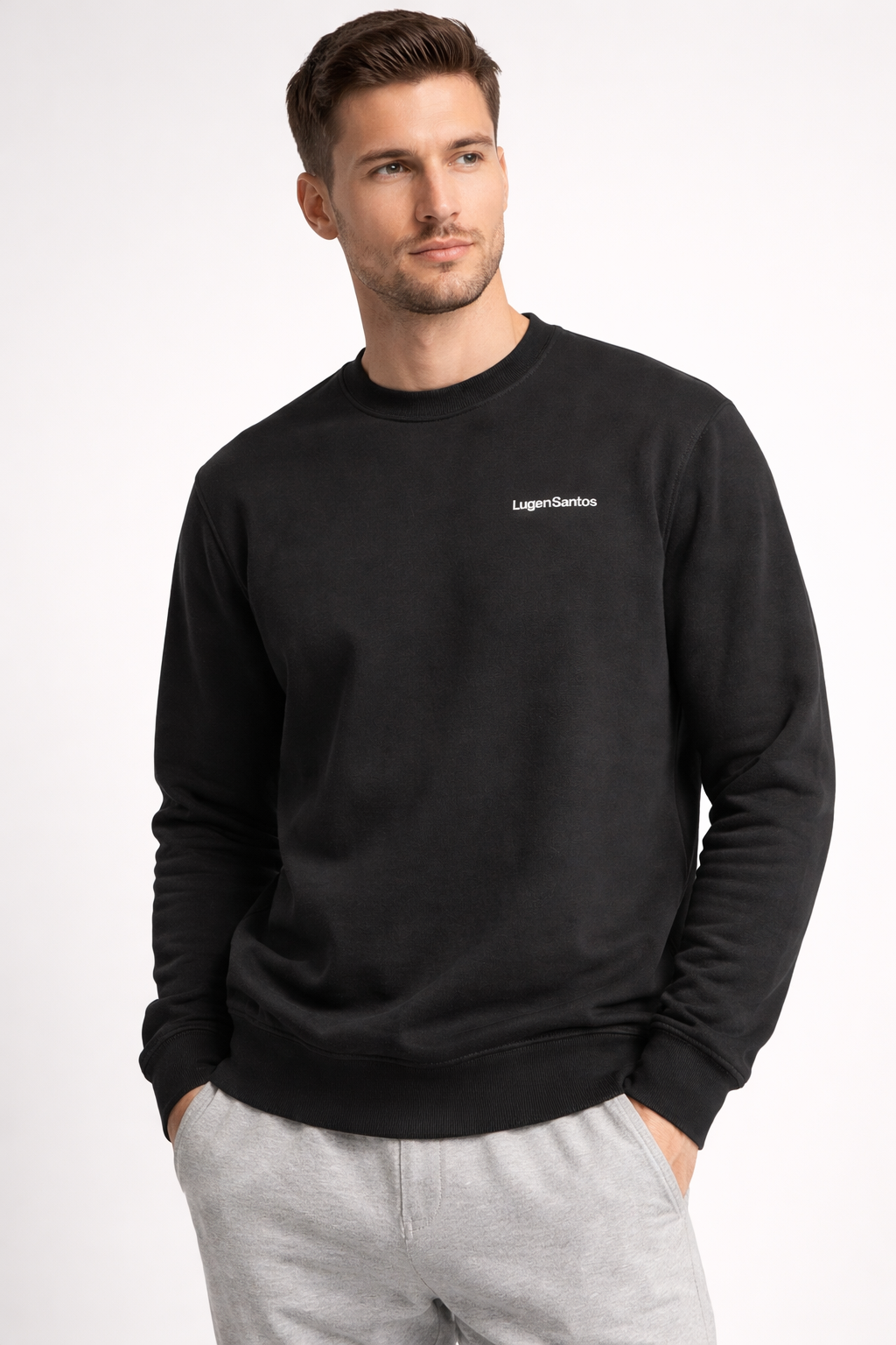 [Signature] Crewneck Pullover - Vintage Black