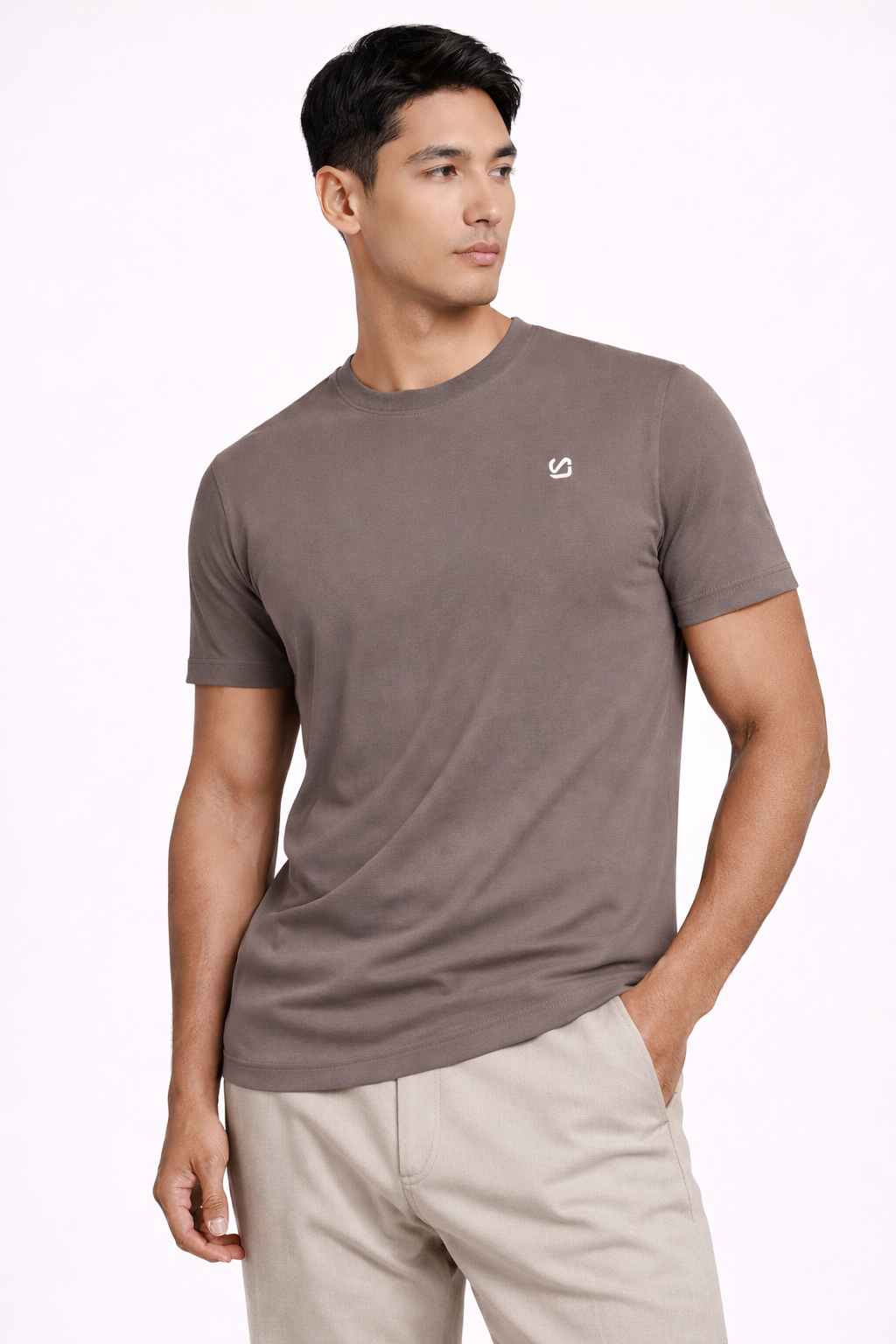 [Signature] Crewneck T-shirt - Pigment Gray