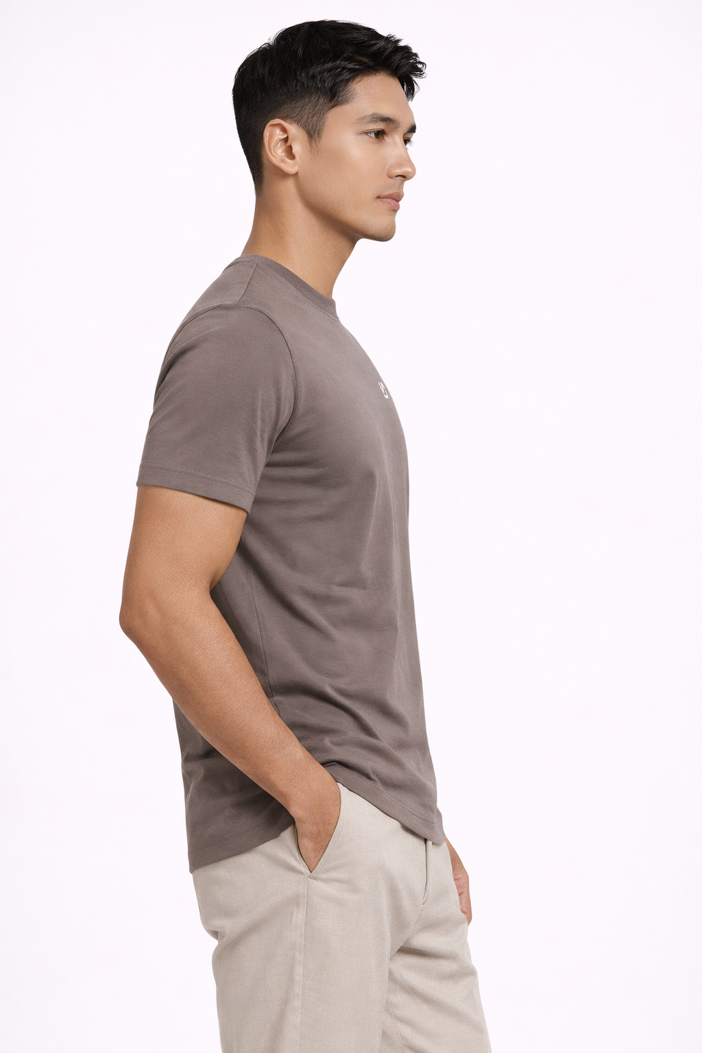 [Signature] Crewneck T-shirt - Pigment Gray